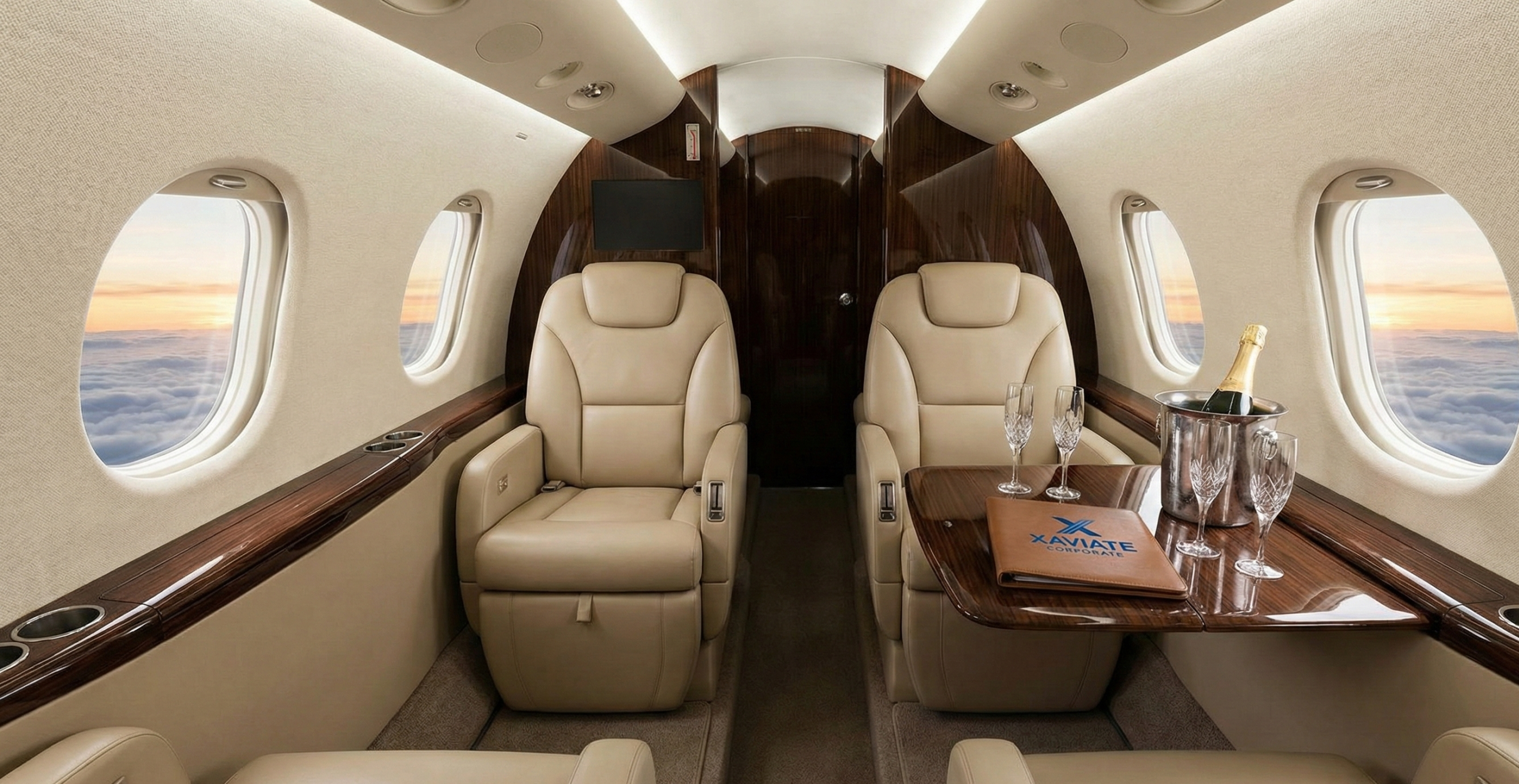 Private Jet Interior