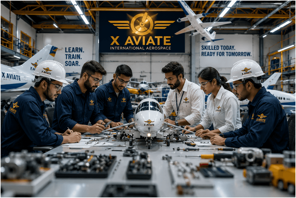 B.Tech, B.Sc Aviation, BBA and MBA aviation degree paths at X Aviate International Aerospace